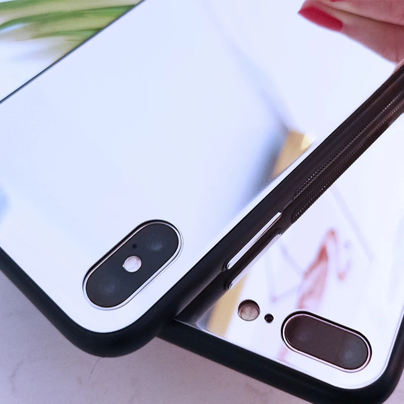 YAGOO Роскошные Ясно зеркало вид чехол для iPhone X 7 6 8 плюс Чехол 6s Xs Max XR Fundas милые