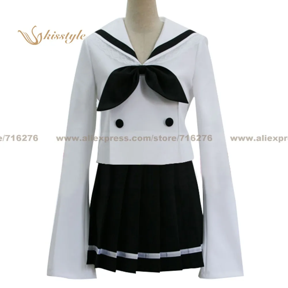 Kisstyle модная летняя униформа для девушек Lucky Star Kogami Akira одежда косплея на заказ|cosplay