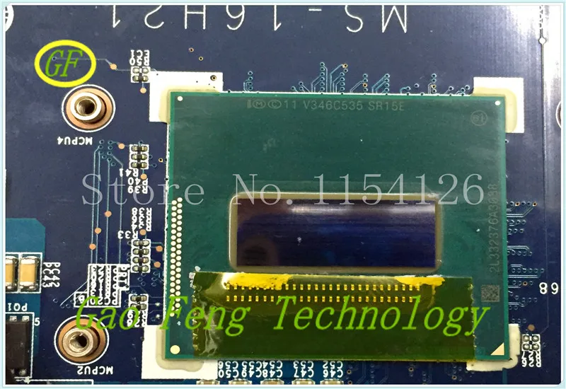 Материнская плата для ноутбука MSI GS60 MS-16H21 SR15E DDR3 VER: 1 не встроенная 100%