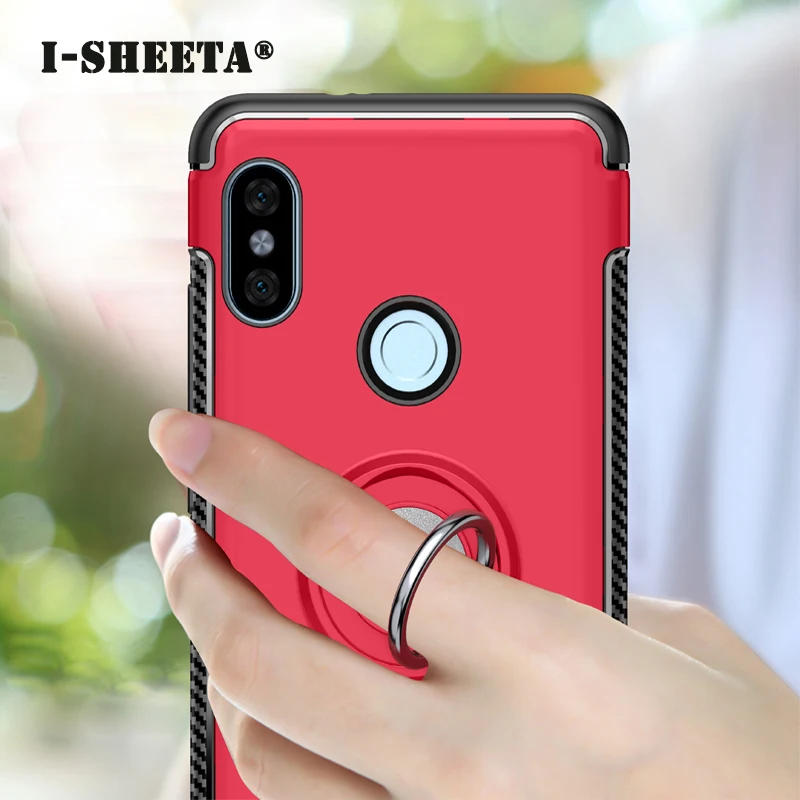 Ударопрочный чехол для Xiaomi Redmi Note 7 5 6 Pro автомобильный держатель подставка на 360