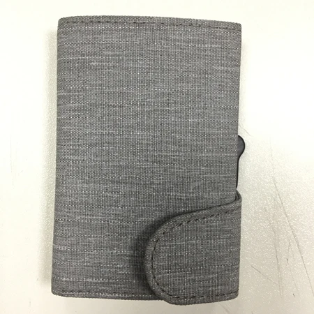 Waterproof cloth Алюминиевый кредитный держатель для карт нейлон RFID кошелек Металлические кошельки с защитой от краж кредитный ID держатель для карт s карта посылка для мужчин и женщин - Цвет: Waterproof cloth