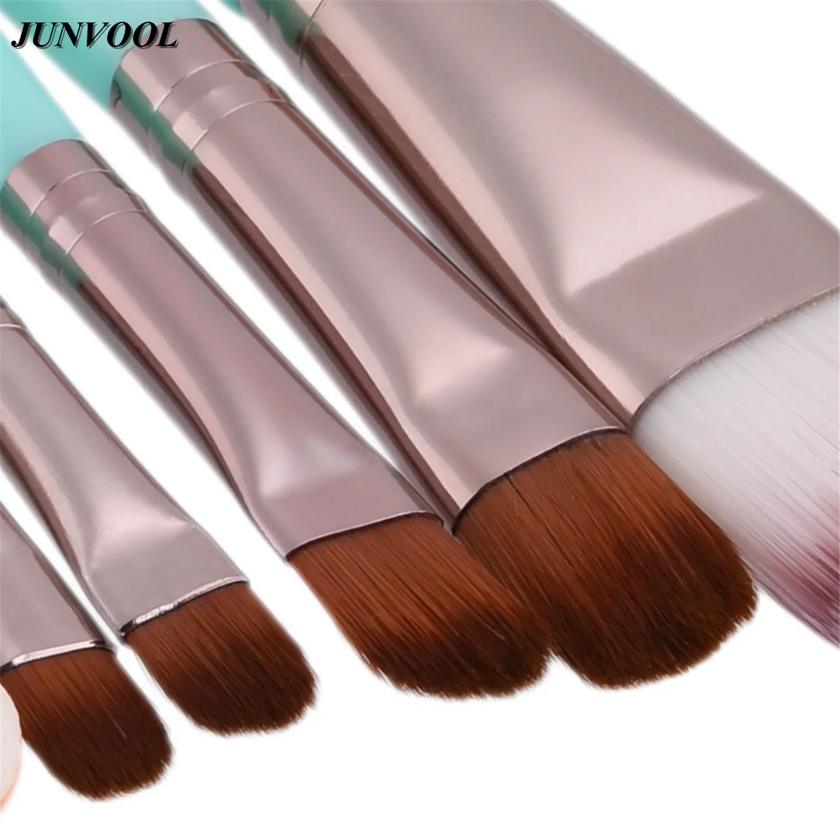 Eye Cosmetic Makeup Brush 15Pcs Green Brown Professional Women Foundation Eyeshadow Eyeliner Lip Brand Make Up Brushes Set | Красота и