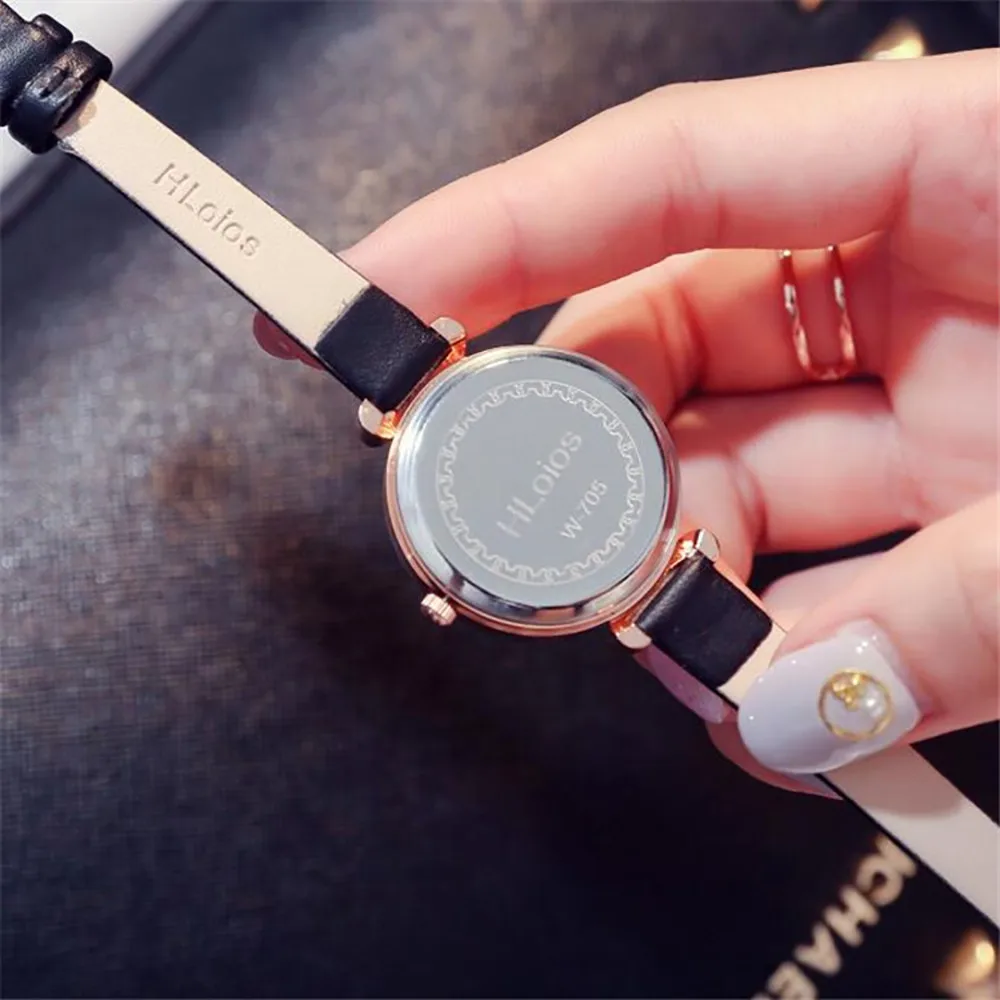Женские часы с циферблатом в стиле ретро роскошные модные кварцевые ulzzang