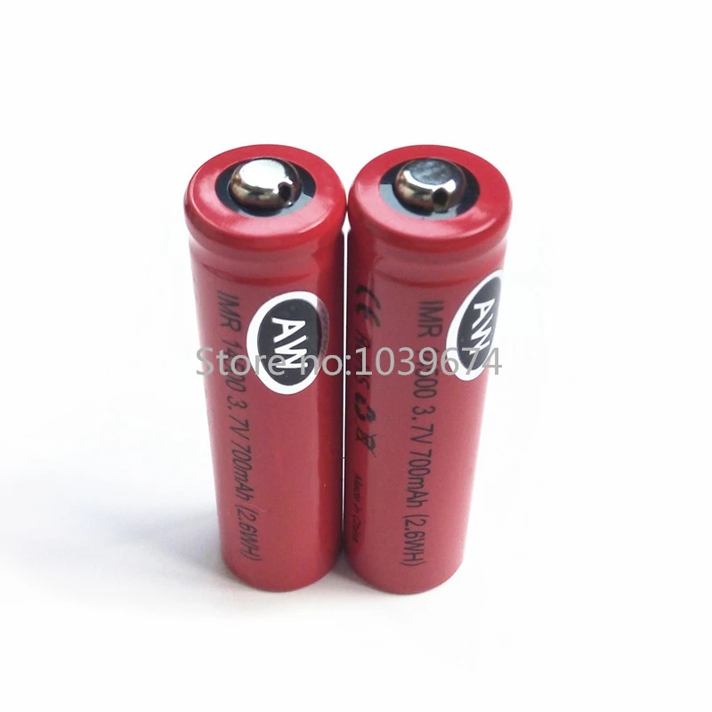 14500 700mah 3 7 V Li ion 2.6WH заряжаемые батареи для Мощность банк (Tip top) Бесконтактное