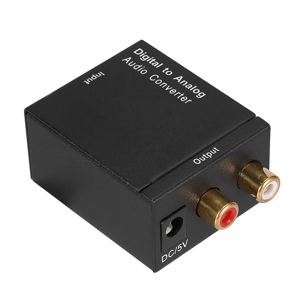 Цифро-аналоговый преобразователь DAC цифровой SPDIF Toslink в аналоговый стерео аудио L/R