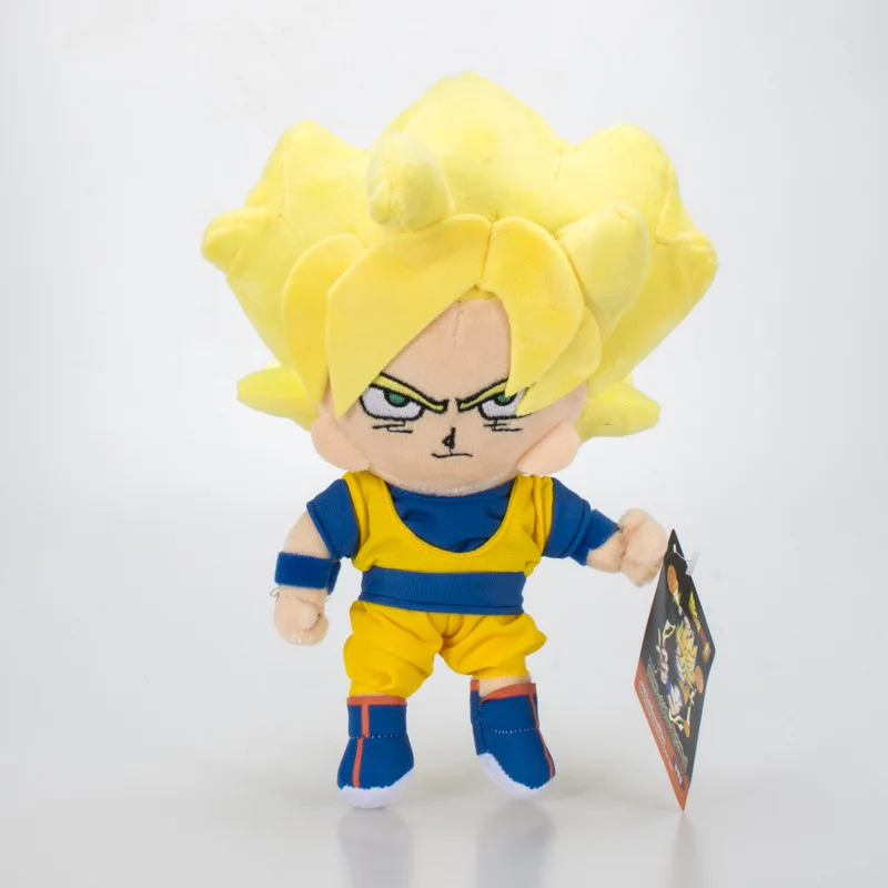 32 см Dragon Ball Z плюшевые игрушки куклы Супер Saiyan Бог Сон Гоку фигурка высокого качества Мягкие плюшевые куклы модель подарок игрушечные лошадки - Цвет: 19 CM