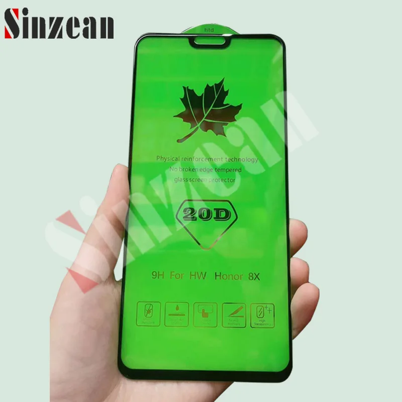 Sinzean 100 шт для VIVO V15 PRO/X27/NEX 2/Y93/Y97/Y11i 20D полное покрытие закаленное стекло большой