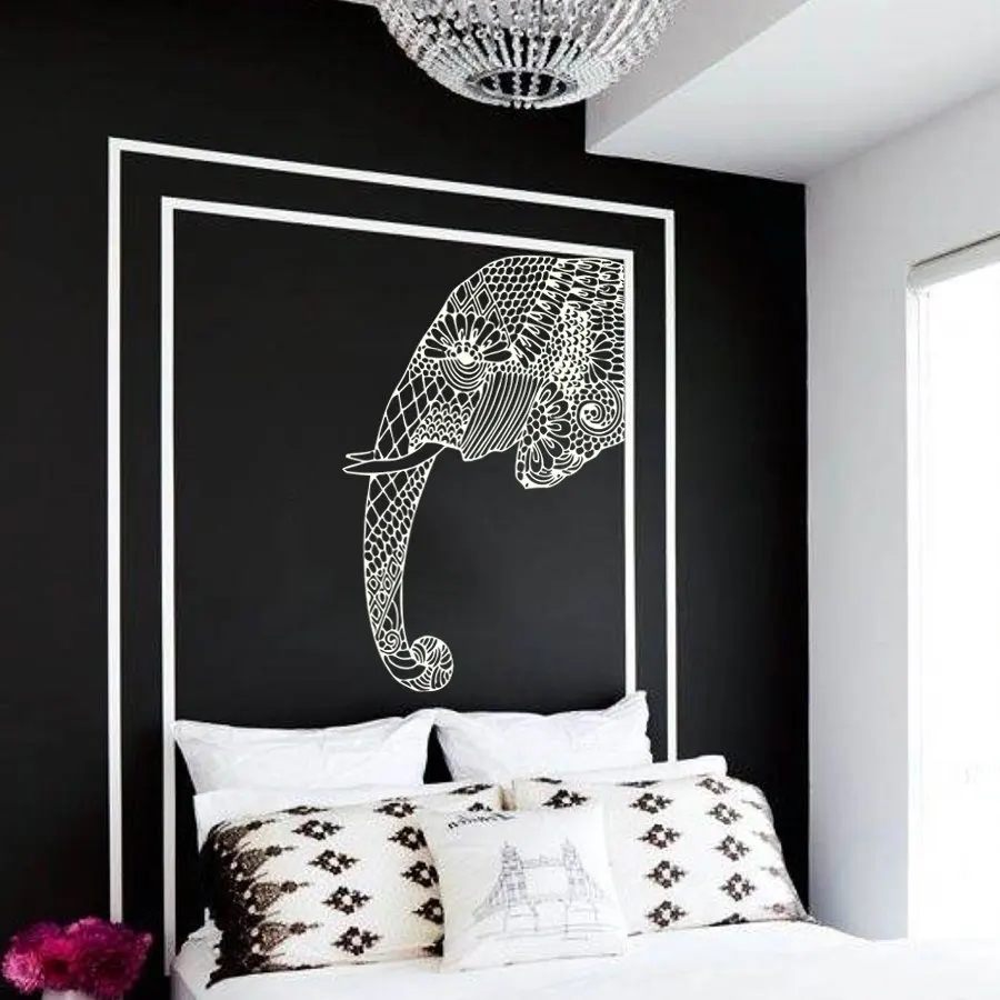 Богемный слон настенная наклейка религиозный Будда Ганеша s Искусство Декор
