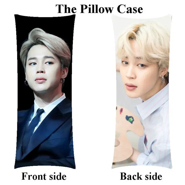 PillowCase Bangtan мальчики длинная наволочка kpop Jimin домашняя девушка только тело наволочка на заказ - Цвет: PillowCase