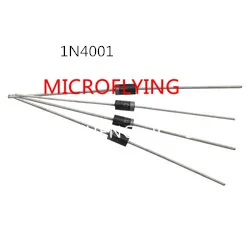

100PCS Rectifier Diode IN4001 1A 50V DO-41 1N4001