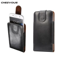 360 degree rotation design leather vertical case holster loop magnetic pouch belt clip cover for huawei p9 p8 mens waist pack