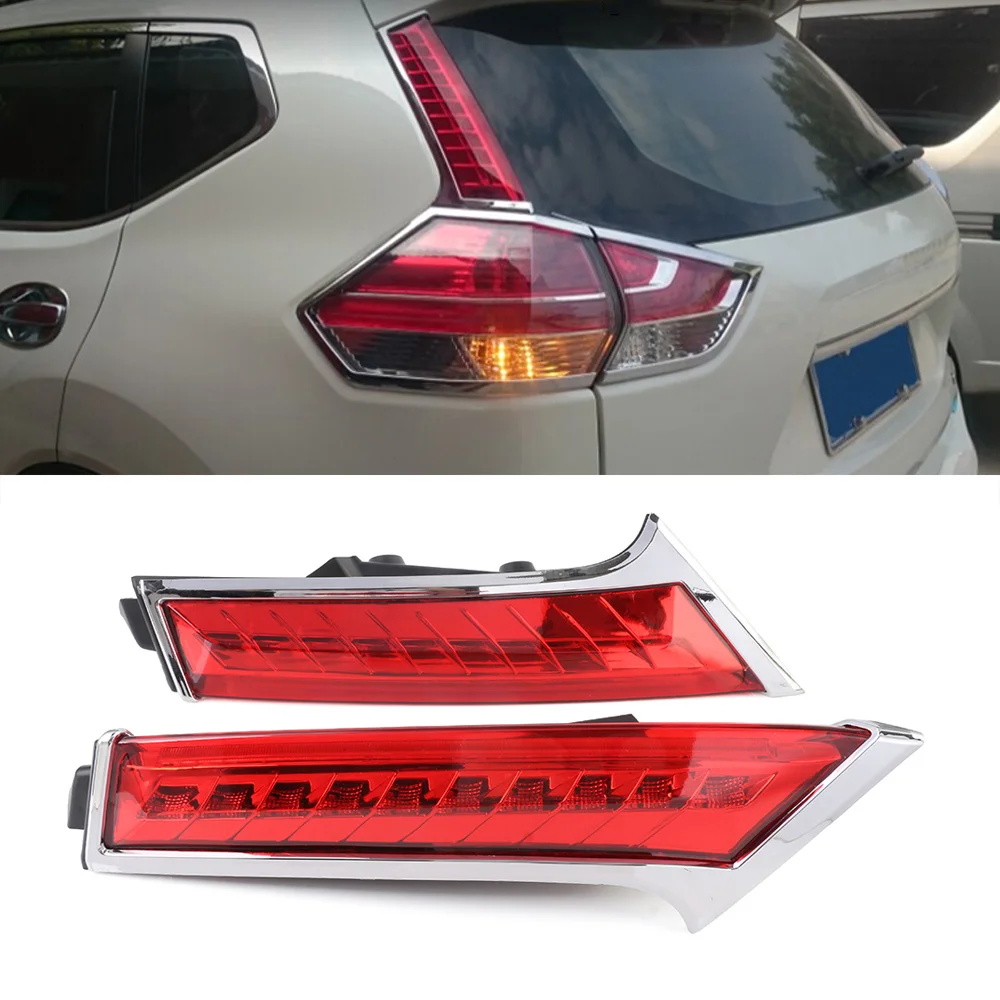 NOVSIGHT Автомобильный задний светильник для Nissan Rogue X trail 2014 2017 столб светодиодный