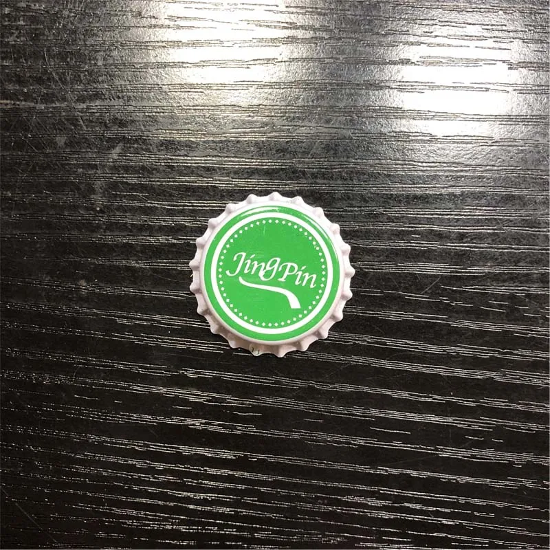 JING PIN White 100PCS Beer Bottle Caps Beer Lid Covers For DIY Homebrew Beer Tool Brewing Supplies - Цвет: JING PIN White