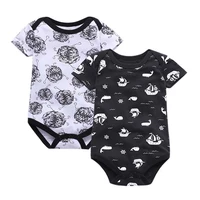 baby clothes 2021 new baby cotton baby jumpsuit short sleeved boy girl summer baby clothes suit 2 pieces