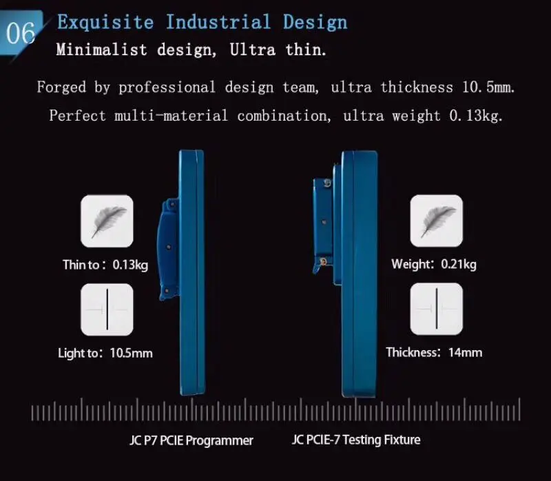 JC Pro1000S многофункциональный программист NAND PCIE чтение модуля записи для iPhone 6S 6SP 7 7P
