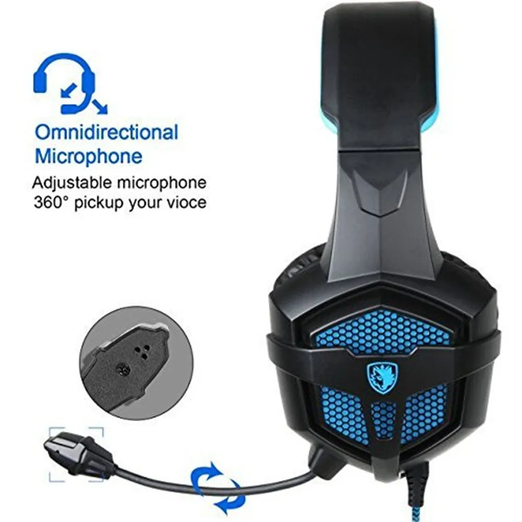 Кабель для игр VOBERRY Sades SA807 3 5 наушники с микрофоном подходят PS4 стереозвук