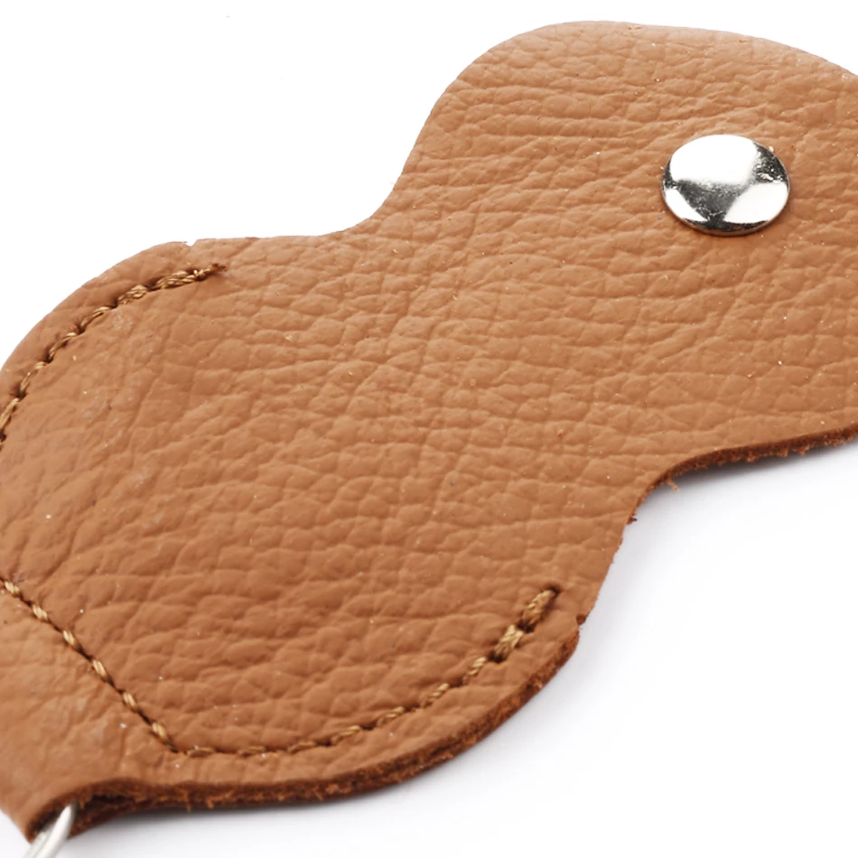 2 Pcs Leather Key Chain Style Guitar Bass Picks Holder+ 1pcs Alice Gift Pick Plectrums Case Bag Collection | Спорт и развлечения