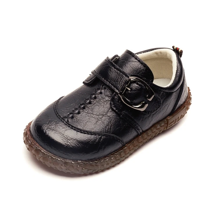 

Boys small shoes kids patent leather wild princess shoes retro black single shoes primary school children's spring baby shoes