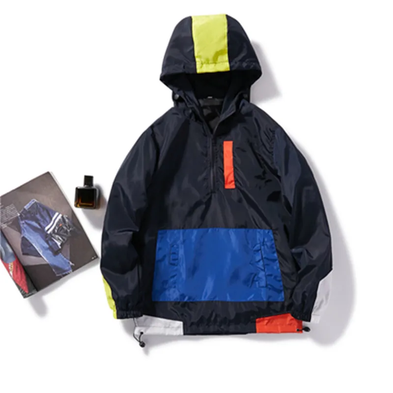 New Casual Men's Jackets Waterproof Spring Hooded Coats Men Outerwear Casual Brand Male Clothing Plus Size M-5XL