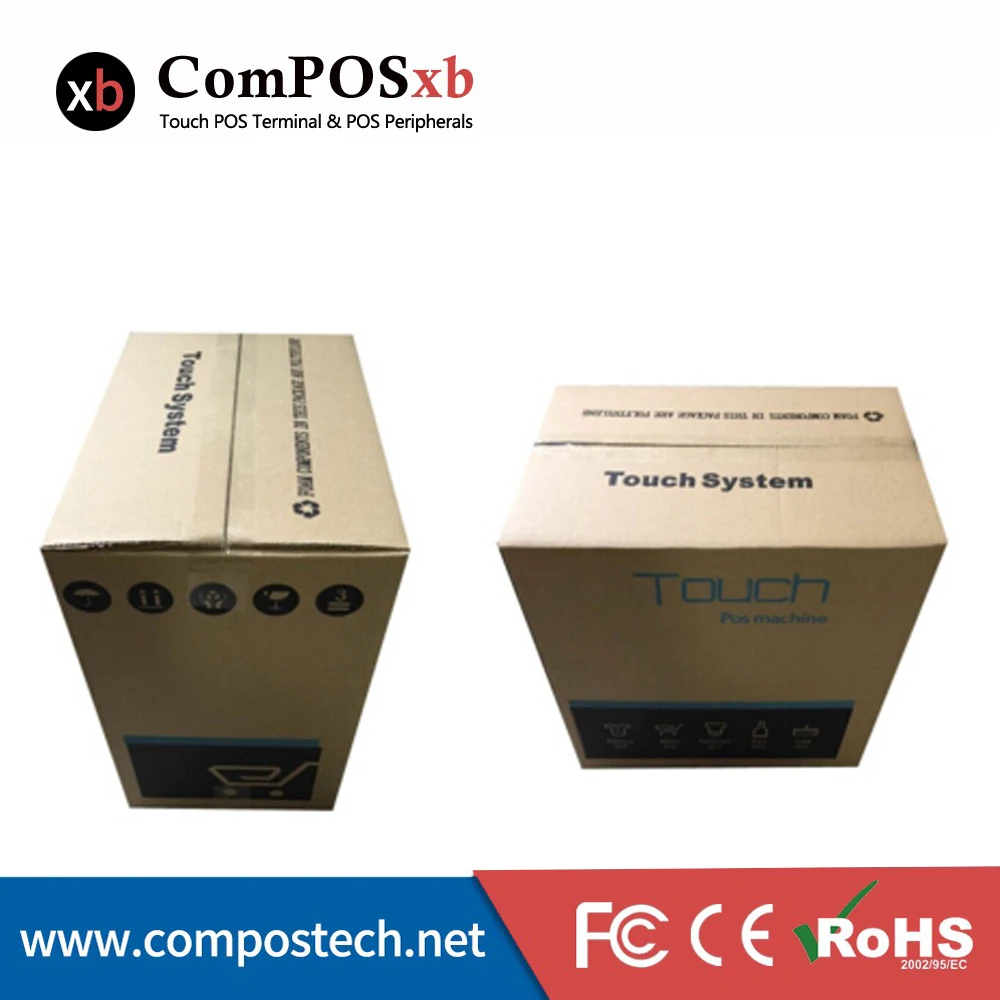 

Free Shipping Cheap 15 Inch All In One Touch Screen POS PC Cash Register Terminal Point Of Sale With MSR