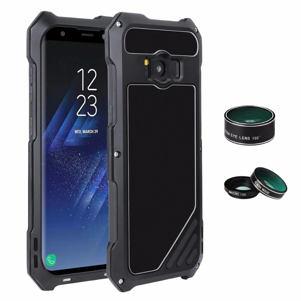All-round Protection Phone Case For Samsung Galaxy S7 Edge Metal Material Waterproof Cases S8 S9 Plus Camera Lens |