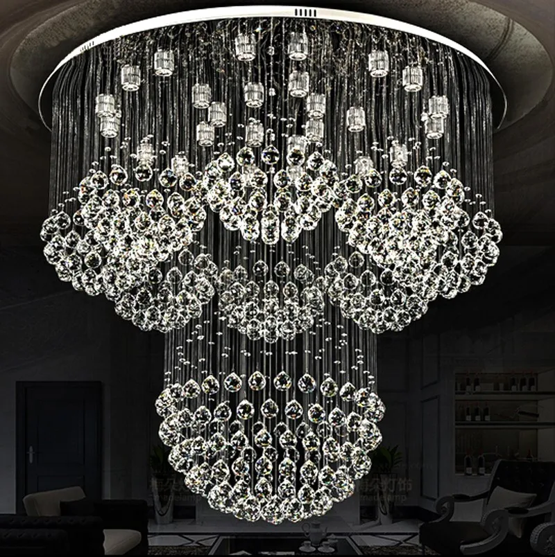 2016 современные лампы для гостиной Светодиодная лампа хрустальная люстра