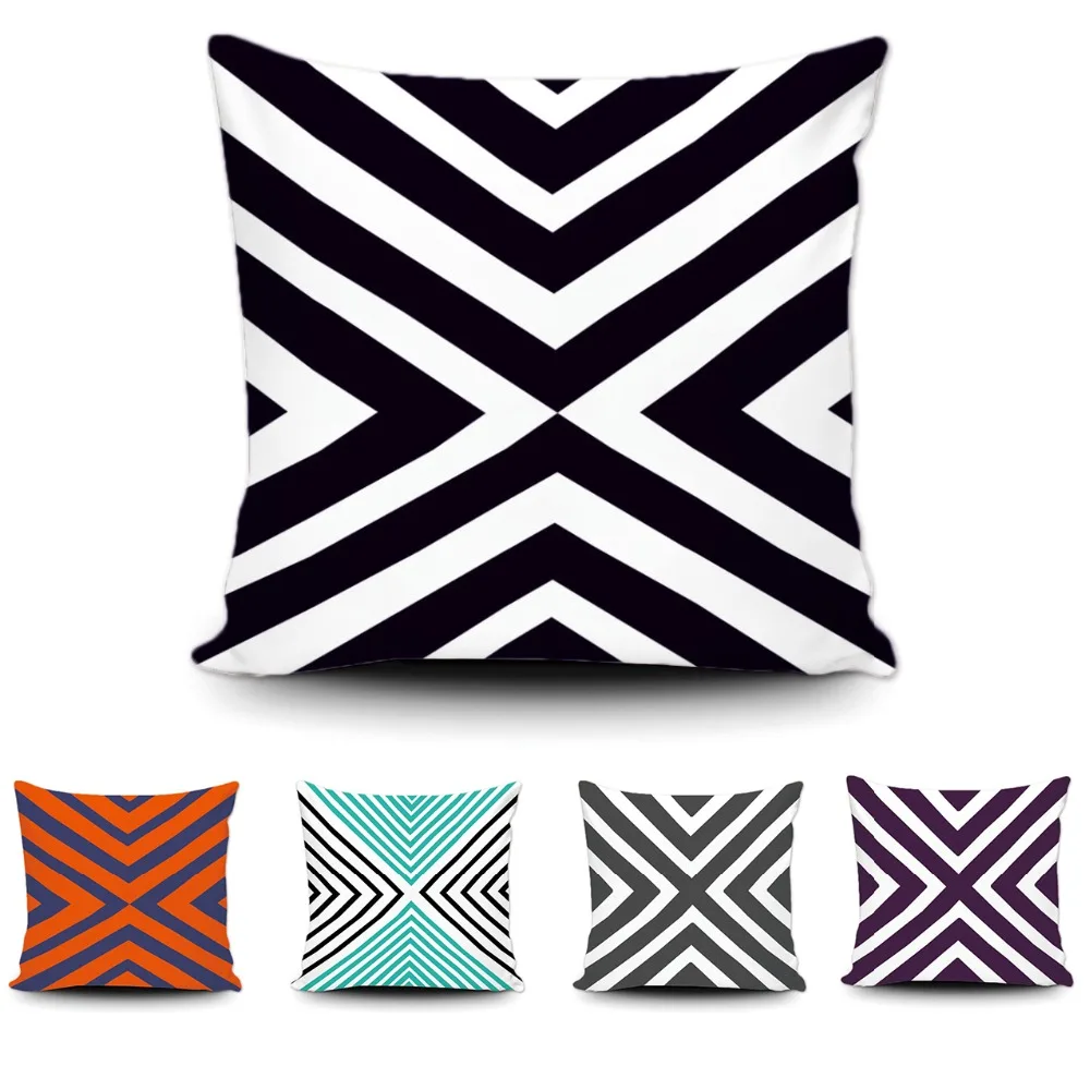 Абстрактная искусственная мягкая хлопковая наволочка для подушки чехол