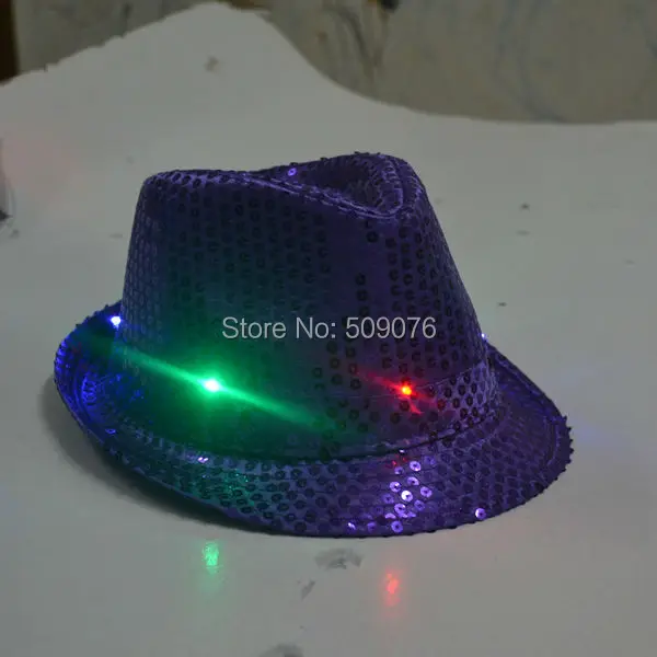

Free shipping 5pcs/lot 8color novelty hat led flashing hat Fashion Men's Colourful cap LED Cap Glow in dark for party supplies