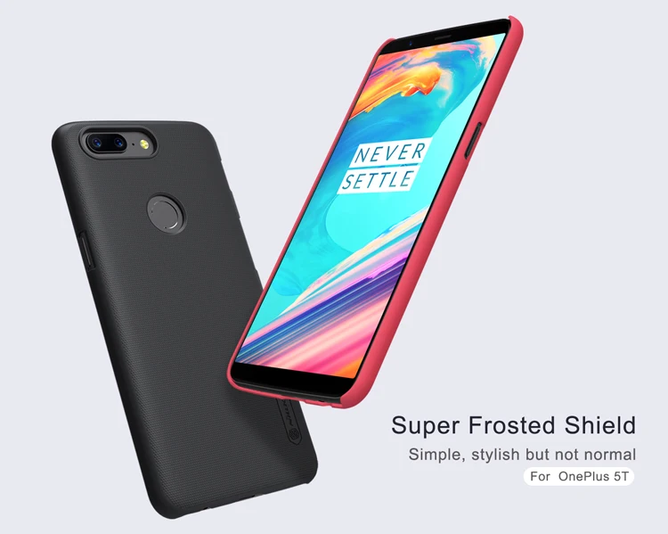 Чехол для oneplus 5 t, чехол для One plus 5 t, матовый чехол NILLKIN, чехол для телефона oneplus 5 t, чехол s, твердый пластиковый чехол на заднюю панель+ Защитная пленка для экрана