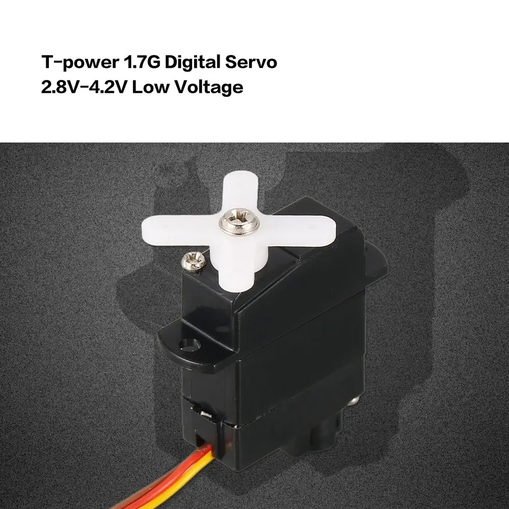 1.7g Low Voltage Micro Digital Servo Mini JST Connector for RC Model Car Fixed Wing Quadcopter Helicopter Drone Spare Parts | Игрушки и