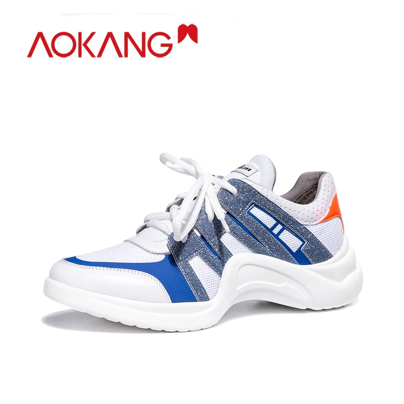Женские кроссовки на платформе AOKANG Kanglong повседневные вулканизированной подошве