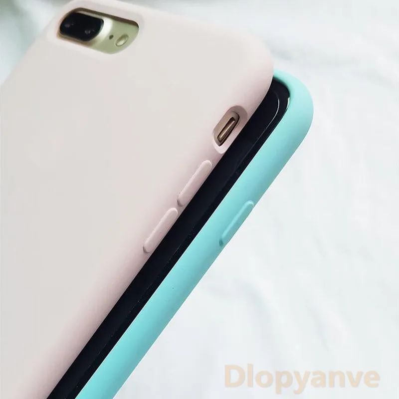 Оригинальный силиконовый чехол с логотипом для Apple Iphone 7 8 6 6s Plus 5 X XS MAX XR телефона |