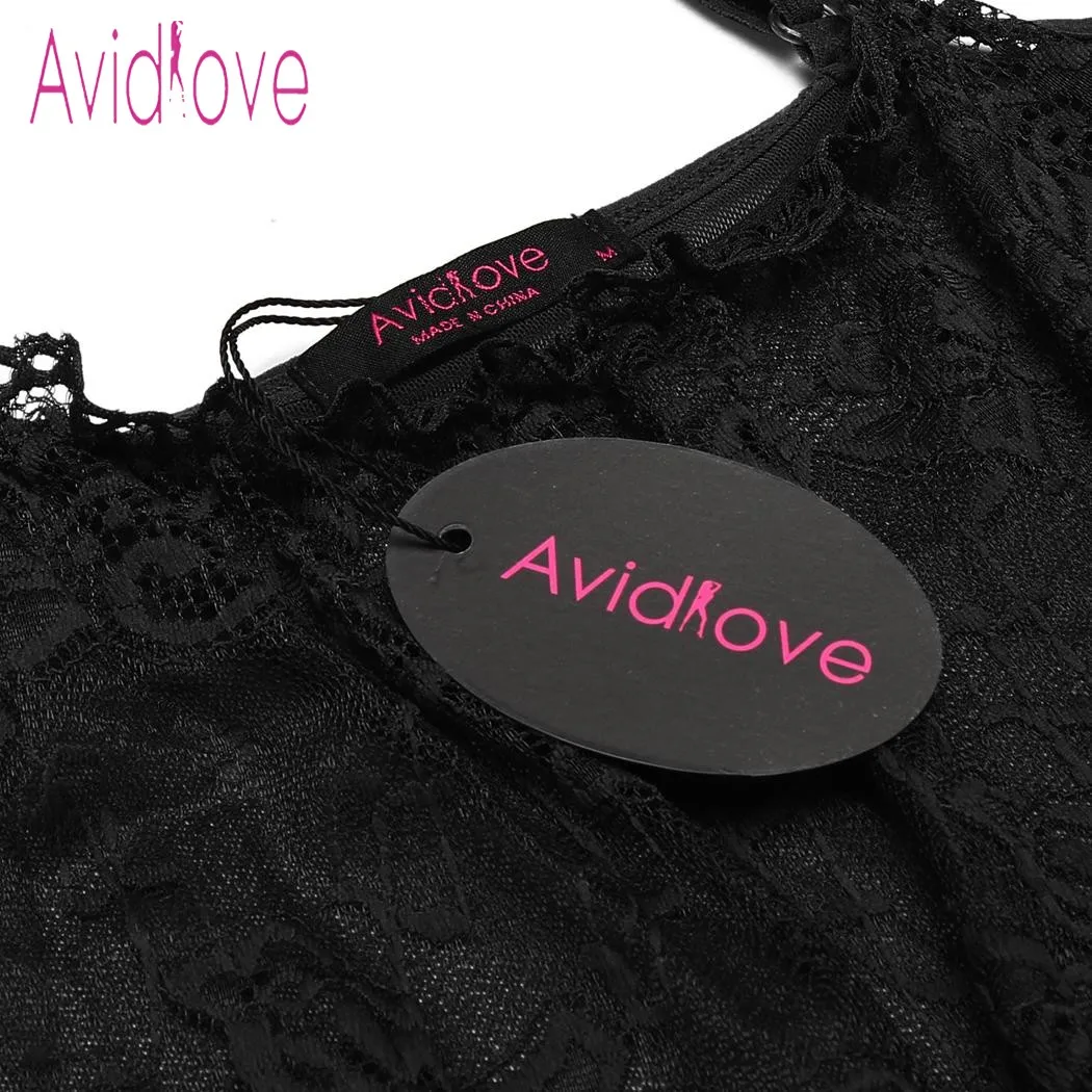 Avidlove сексуальное нижнее белье горячее эротический ночной комплект платье
