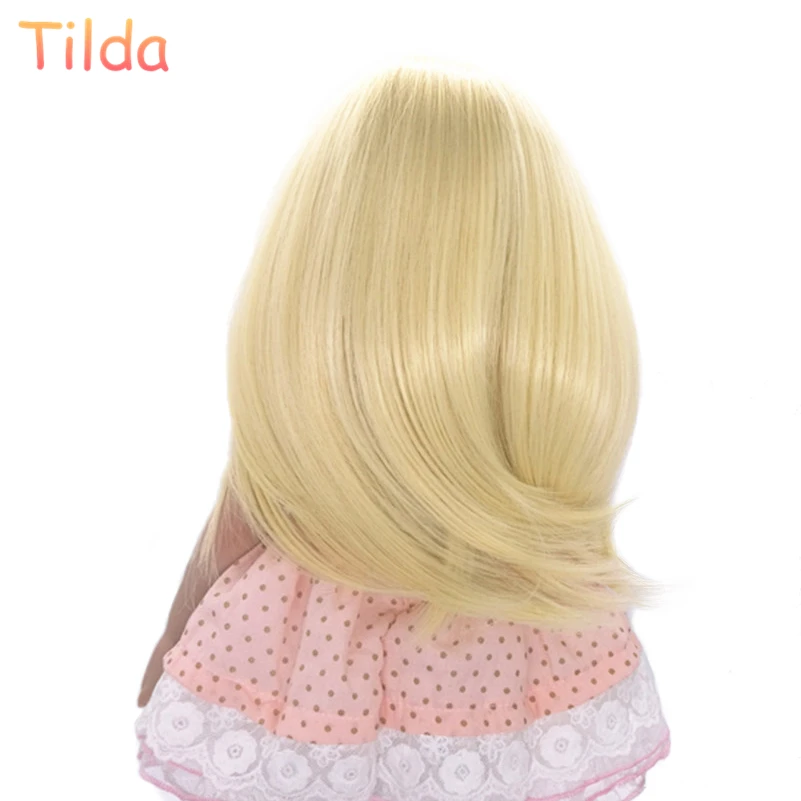 Тильда размер головы 25 28 см модные парики для кукольных кукол куклы с высокой
