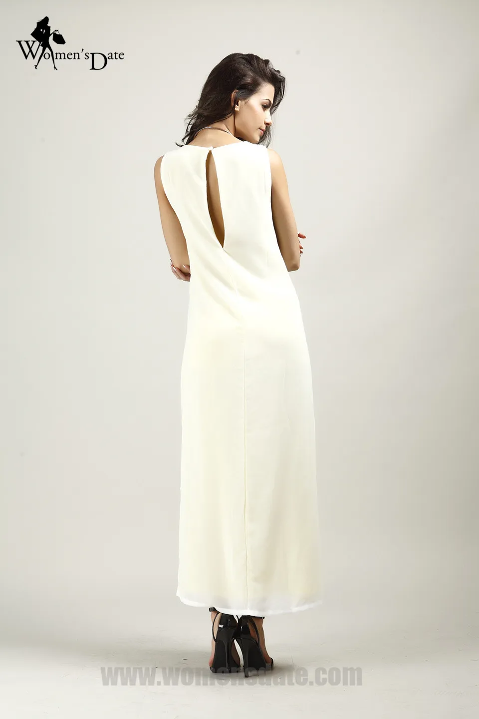WomensDate 2017 Весна Лето Женщин Dress Сращивания Сексуальные Платья Бич Лонг Плюс Размер