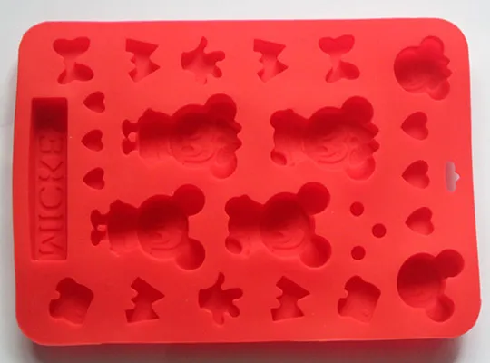 1 шт. силиконовая форма для торта с мультяшным Микки Маусом|silicone fondant|mold clayfondant cake |