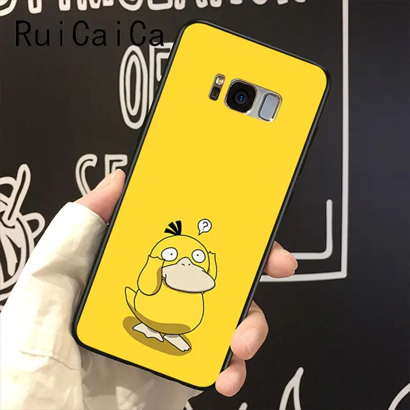 Чехол для телефона RuiCaiCa pokemons eevee pika Coque Shell для Samsung Galaxy S8 S7 edge S6 edge plus S10 S9plus