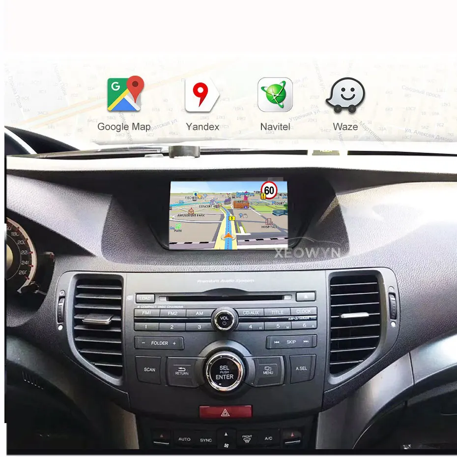 Android 8,1 автомобильный радиоприемник четырехъядерный для honda Accord 8 corsour Europe 2008-2013 gps навигационный плеер радио мультимедиа wifi