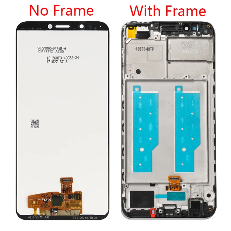 Y7 ЖК-дисплей для huawei Y7 Prime ЖК-дисплей с рамкой, сенсорный экран в сборе для huawei Y7 Pro LND LX1 LX2