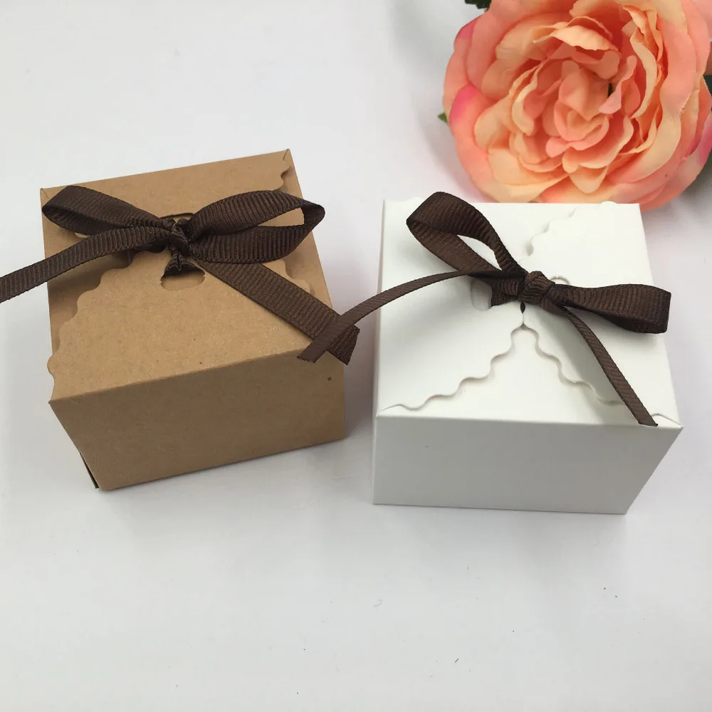12 шт./лот мини-коробка из крафт-бумаги в стиле ретро коробки для подарков на