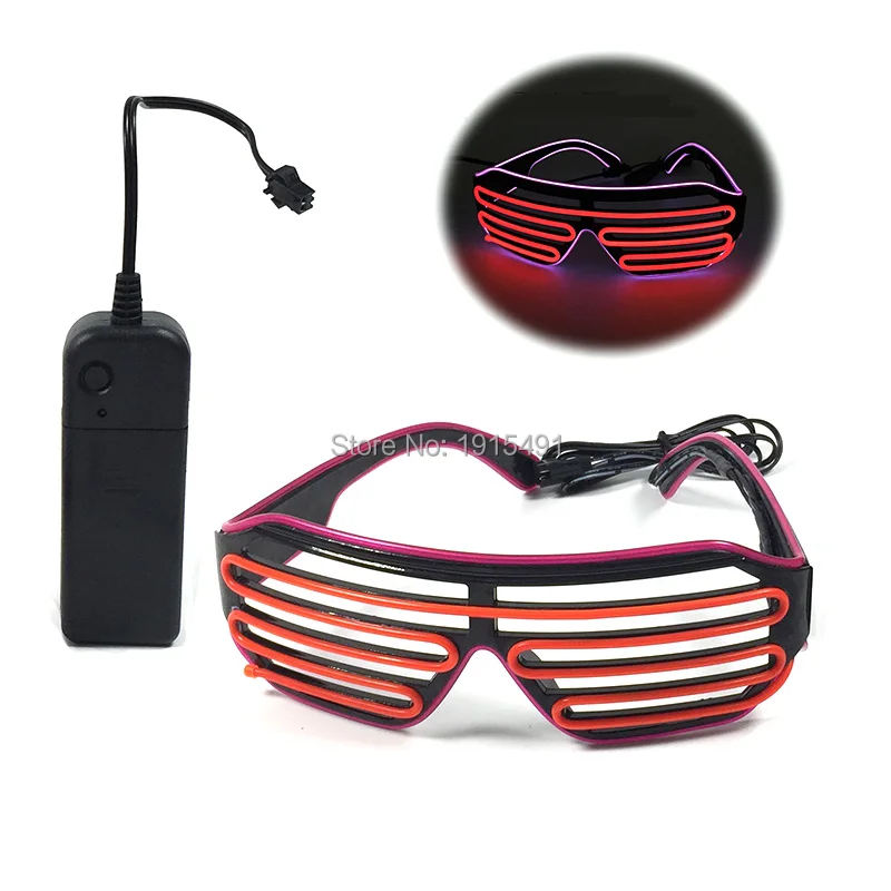 Цветные праздничные световые очки светодиодные мерцающие с контроллером|sunglasses