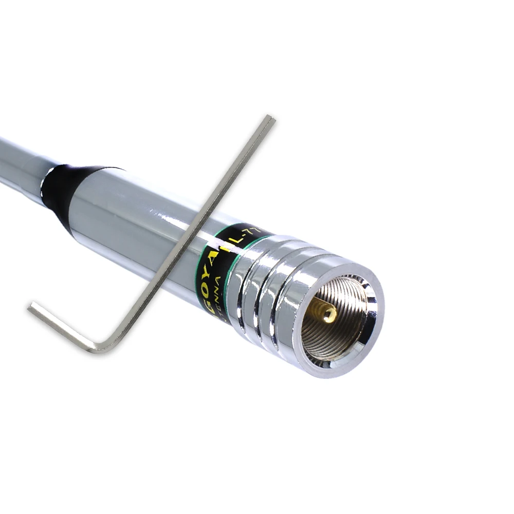 2017 Φ Двухдиапазонная Мобильная радиоантенна Pl259 разъем двойного направления 144/430