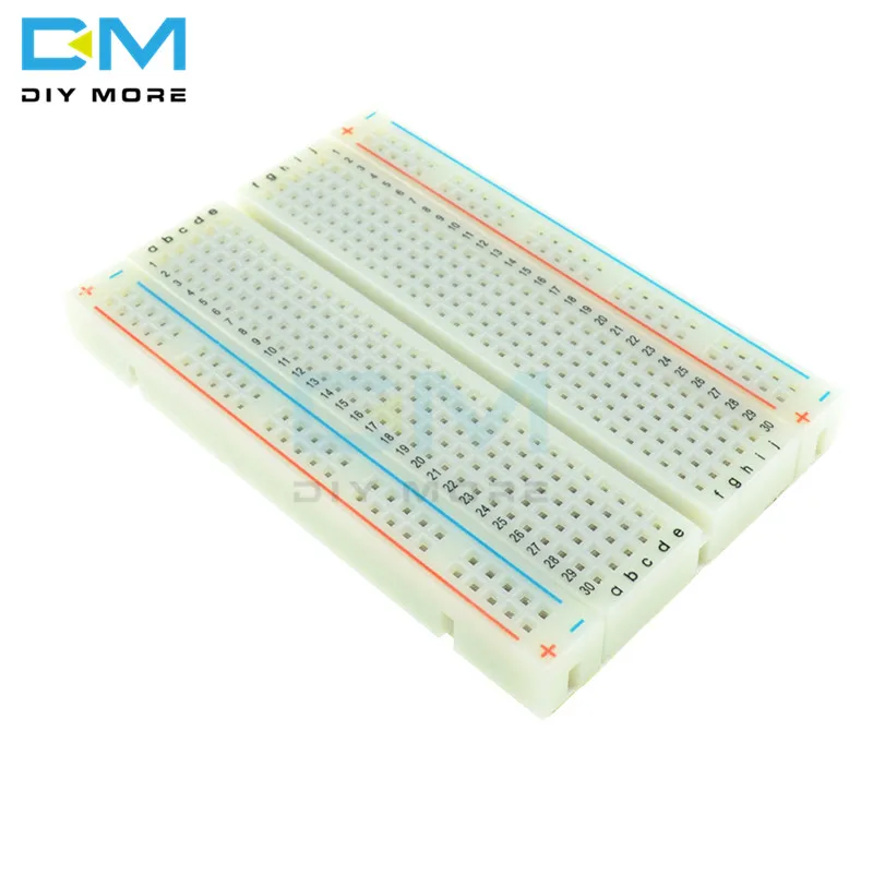 Отверстия универсальные Пайки PCB Макет мини тест печатная плата DIY Хлеб доска для автобус тест платы 400 точки связи