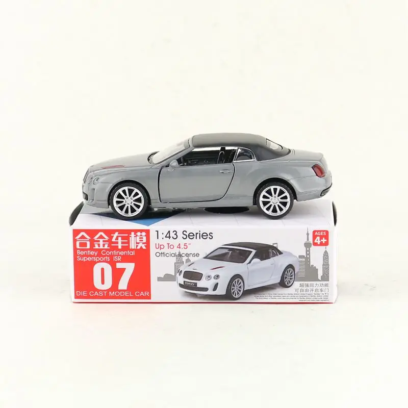 Масштаб 1:43/литая Игрушечная модель/Bentley Continental Supersports ISR/гоночный