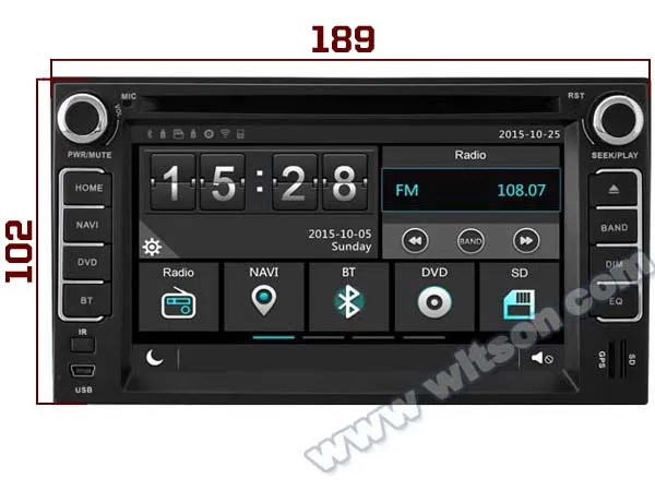 WITSON Android 9 1 автомобильный dvd навигатор для KIA CERATO/SPORTAGE Автомобильная навигационная