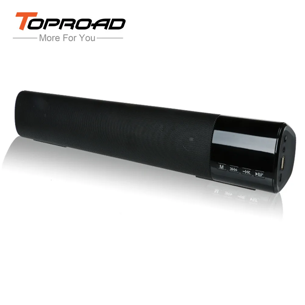 TOPROAD Портативный 10 w Беспроводной Bluetooth Динамик Саундбар Super Bass стерео Колонка