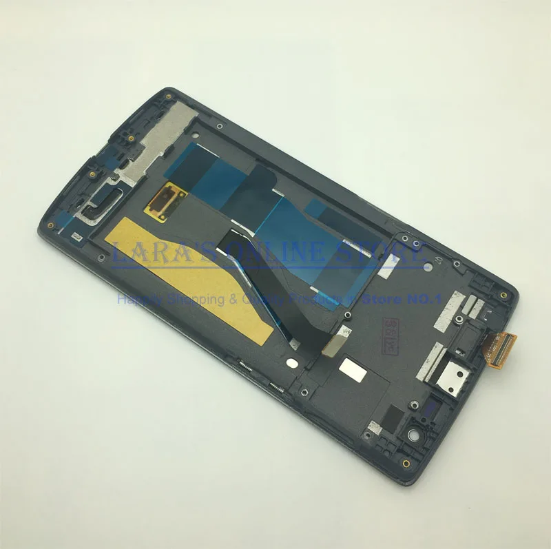 Протестированный рабочий ЖК экран Oneplus One для дисплей + сменный сенсорный с рамкой