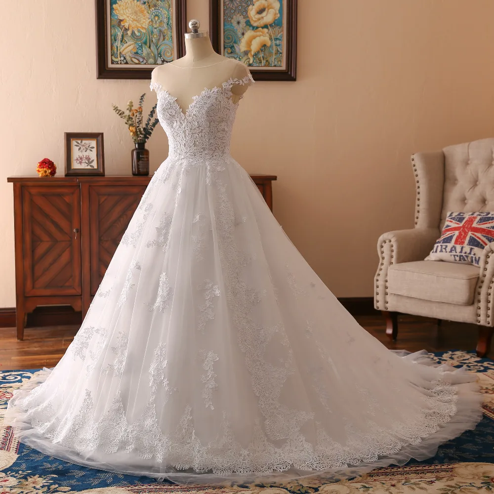 Lover Kiss Vestido De Noiva, свадебные платья с рукавами-крылышками для невесты, кружевное свадебное платье, халаты de mariee