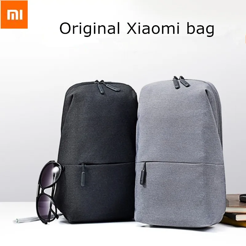 100% Новый оригинальный рюкзак xiaomi для мужчин и женщин маленький размер наплечный