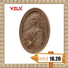 VZLX резьба по дереву, европейские наклейки из цельного дерева, украшение для цветочной мебели, аксессуары для дверей, угловой цветок, украшение для дома